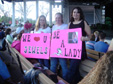 Kristin, Mona, & Regina showing their support!