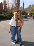 with Angel from SPI at Disney MGM during tapings
